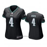 Camiseta NFL Game Mujer Philadelphia Eagles Jalen Hurts Negro