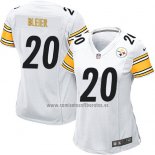 Camiseta NFL Game Mujer Pittsburgh Steelers Bleier Blanco