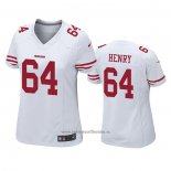 Camiseta NFL Game Mujer San Francisco 49ers Willie Henry Blanco