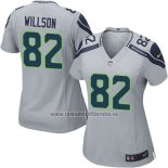 Camiseta NFL Game Mujer Seattle Seahawks Willson Gris