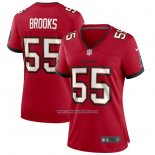 Camiseta NFL Game Mujer Tampa Bay Buccaneers Derrick Brooks Retired Rojo