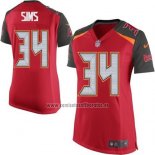 Camiseta NFL Game Mujer Tampa Bay Buccaneers Sims Rojo