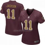 Camiseta NFL Game Mujer Washington Commanders Jackson Marron