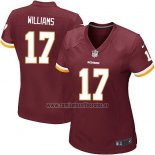 Camiseta NFL Game Mujer Washington Commanders Williams Rojo