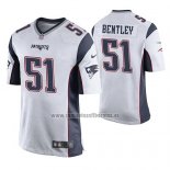 Camiseta NFL Game New England Patriots Ja'whaun Bentley Blanco