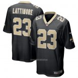 Camiseta NFL Game New Orleans Saints Marshon Lattimore Negro