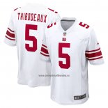 Camiseta NFL Game New York Giants Kayvon Thibodeaux 2022 NFL Draft Pick Blanco