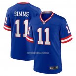Camiseta NFL Game New York Giants Phil Simms Classic Retired Azul
