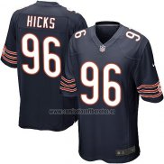 Camiseta NFL Game Nino Chicago Bears Hicks Blanco Negro
