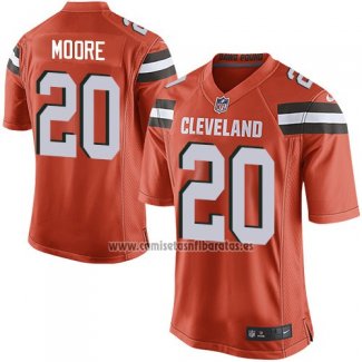 Camiseta NFL Game Nino Cleveland Browns Moore Naranja