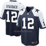 Camiseta NFL Game Nino Dallas Cowboys Staubach Negro Blanco