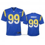 Camiseta NFL Game Nino Los Angeles Rams Aaron Donald 2020 Azul