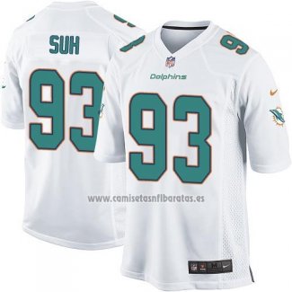 Camiseta NFL Game Nino Miami Dolphins Suh Blanco