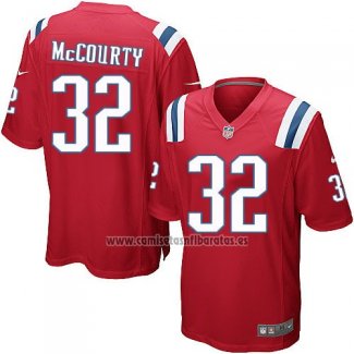 Camiseta NFL Game Nino New England Patriots Mccourty Rojo