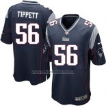 Camiseta NFL Game Nino New England Patriots Tippett Negro