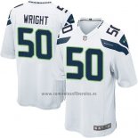 Camiseta NFL Game Nino Seattle Seahawks Wright Blanco