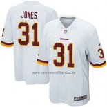 Camiseta NFL Game Nino Washington Commanders Jones Blanco