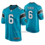 Camiseta NFL Game Panthers Taylor Heinicke Azul