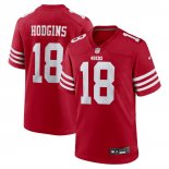 Camiseta NFL Game San Francisco 49ers Isaiah Hodgins Rojo