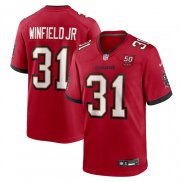 Camiseta NFL Game Tampa Bay Buccaneers Antoine Winfield Jr 50 Aniversario Rojo
