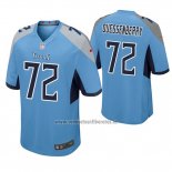 Camiseta NFL Game Tennessee Titans David Quessenberry Azul Luminoso