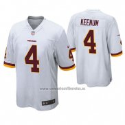 Camiseta NFL Game Washington Commanders Case Keenum Blanco