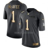 Camiseta NFL Gold Anthracite Indianapolis Colts Mcafee Salute To Service 2016 Negro