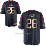 Camiseta NFL Gold Game Houston Texans Miller Profundo Azul