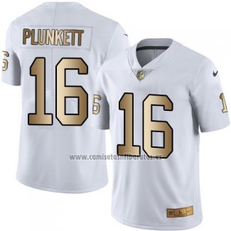 Camiseta NFL Gold Legend Las Vegas Raiders Plunkett Blanco