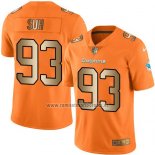 Camiseta NFL Gold Legend Miami Dolphins Suh Naranja