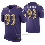 Camiseta NFL Legend Baltimore Ravens Calais Campbell Violeta Color Rush