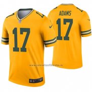 Camiseta NFL Legend Green Bay Packers 17 Davante Adams Inverted Oro