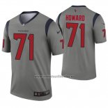 Camiseta NFL Legend Houston Texans 71 Tytus Howard Inverted Gris