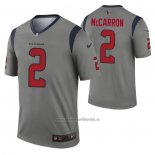 Camiseta NFL Legend Houston Texans Aj Mccarron Inverted Gris