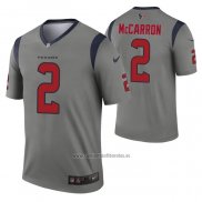 Camiseta NFL Legend Houston Texans Aj Mccarron Inverted Gris