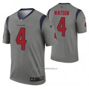 Camiseta NFL Legend Houston Texans Deshaun Watson Inverted Gris