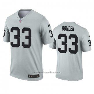 Camiseta NFL Legend Las Vegas Raiders Lynn Bowden Inverted Gris