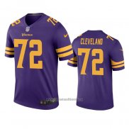 Camiseta NFL Legend Minnesota Vikings Ezra Cleveland Violeta Color Rush