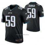 Camiseta NFL Legend Philadelphia Eagles Eli Harold Color Rush Negro