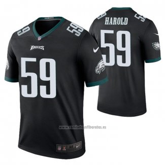 Camiseta NFL Legend Philadelphia Eagles Eli Harold Color Rush Negro