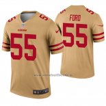 Camiseta NFL Legend San Francisco 49ers 55 Dee Ford Inverted Oro