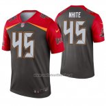 Camiseta NFL Legend Tampa Bay Buccaneers 45 Devin White Inverted Gris