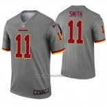 Camiseta NFL Legend Washington Football Team 11 Alex Smith Inverted Gris