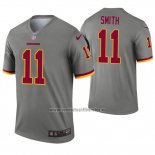 Camiseta NFL Legend Washington Commanders 11 Alex Smith Inverted Gris