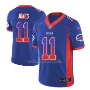 Camiseta NFL Limited Buffalo Bills Zay Jones Azul 2018 Rush Drift Fashion