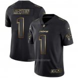 Camiseta NFL Limited Carolina Panthers Newton Vapor Untouchable Negro