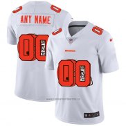 Camiseta NFL Limited Cleveland Browns Personalizada Logo Dual Overlap Blanco