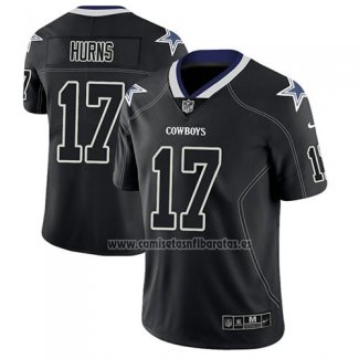 Camiseta NFL Limited Dallas Cowboys Allen Hurns Negro Color Rush 2018 Lights Out