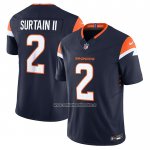 Camiseta NFL Limited Denver Broncos Patrick Surtain II Alterno Vapor F.U.S.E. Azul