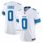 Camiseta NFL Limited Detroit Lions Jahmyr Gibbs Vapor F.U.S.E. Blanco